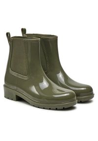 TOMMY HILFIGER - Tommy Hilfiger Kalosze Flag Rainboot FW0FW08213 Zielony. Kolor: zielony. Materiał: guma #5