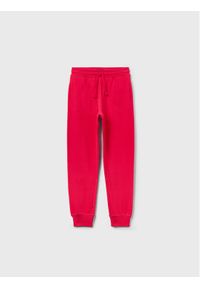 OVS Spodnie dresowe 1593222 Różowy Regular Fit. Kolor: różowy. Materiał: bawełna #1