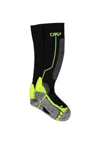 CAMPAGNOLO - Skarpety narciarskie dziecięce CMP wełniane oddychające komfortowe. Kolor: wielokolorowy. Materiał: wełna #1