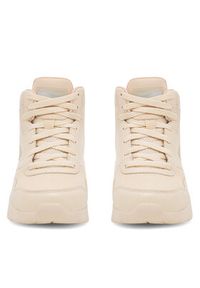 skechers - Skechers Sneakersy 66666321 Beżowy. Kolor: beżowy. Materiał: skóra #4