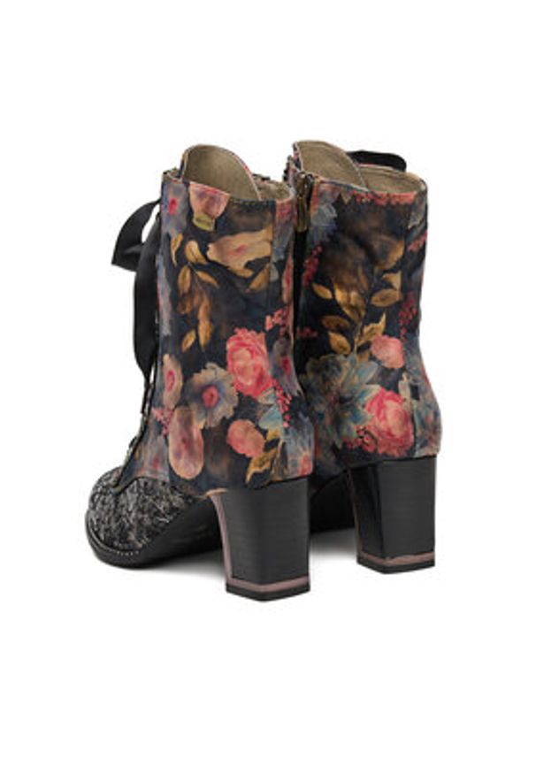 Laura Vita Botki Kacio 07 Czarny. Kolor: czarny. Materiał: materiał