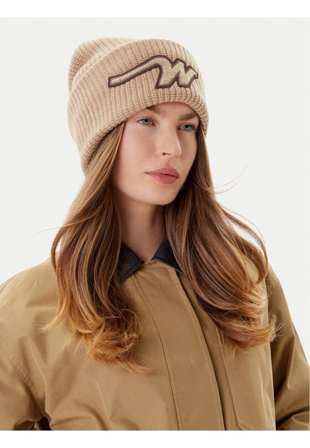 Weekend Max Mara Czapka Alben 2525576025 Beżowy. Kolor: beżowy. Materiał: wełna, materiał
