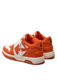 OFF-WHITE - Off-White Sneakersy OMIA189S22LEA0010120 Pomarańczowy. Kolor: pomarańczowy. Materiał: skóra #3