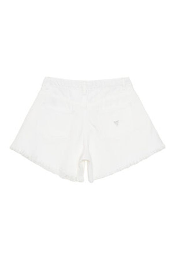 Guess Szorty jeansowe J6RD11 WH1T0 Biały Regular Fit. Kolor: biały. Materiał: lyocell