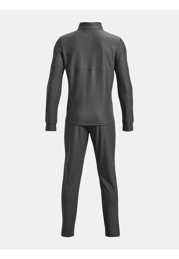 Zestaw piłkarski dziecięcy Under Armour Challenger Tracksuit. Kolor: szary. Materiał: dresówka. Styl: sportowy