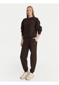 Guess Spodnie dresowe V6RB15 K9V31 Brązowy Regular Fit. Kolor: brązowy. Materiał: bawełna #2