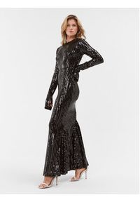 ROTATE Sukienka wieczorowa Sequin 111349100 Czarny Slim Fit. Kolor: czarny. Materiał: syntetyk. Styl: wizytowy #4