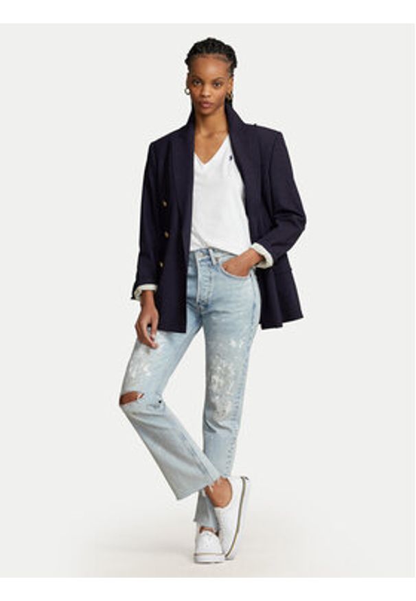 Polo Ralph Lauren T-Shirt 211902403001 Biały Regular Fit. Typ kołnierza: polo. Kolor: biały. Materiał: bawełna