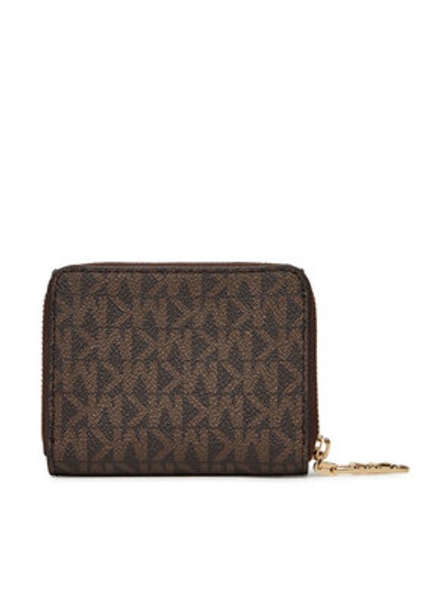 MICHAEL Michael Kors Mały Portfel Damski 32S5G8ED8B Brązowy. Kolor: brązowy. Materiał: skóra