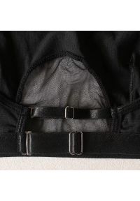 Intica - Komplet bielizny z topem transparentnym na wieczór Roli. Kolor: czarny. Materiał: materiał #8