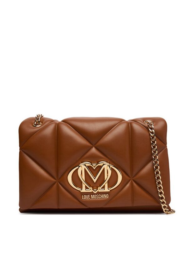 Love Moschino - LOVE MOSCHINO Torebka JC4041PP1OLC0200 Brązowy. Kolor: brązowy. Materiał: skórzane