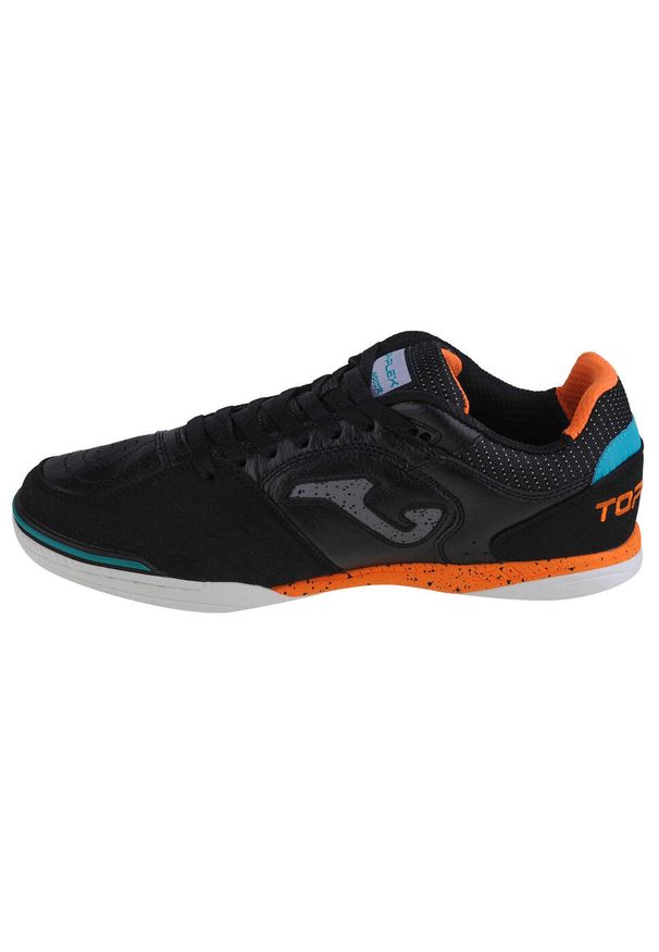 Buty piłkarskie męskie Joma Top Flex 2301 Indoor. Zapięcie: sznurówki. Kolor: wielokolorowy, pomarańczowy, żółty, brązowy, biały, zielony. Materiał: materiał, skóra. Szerokość cholewki: normalna. Sport: piłka nożna