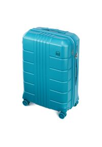 Wittchen - Zestaw walizek z polikarbonu żłobionych. Kolor: turkusowy. Materiał: poliester, guma #6