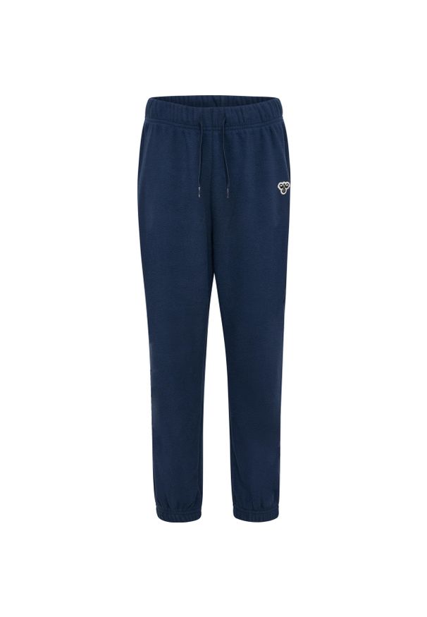 Dziecięce spodnie dresowe z polaru Hummel Bee. Kolor: niebieski. Materiał: polar, dresówka