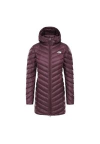 Kurtka turystyczna zimowa damska The North Face W Trevail Parka. Kolor: czerwony, wielokolorowy, brązowy. Sezon: zima #1