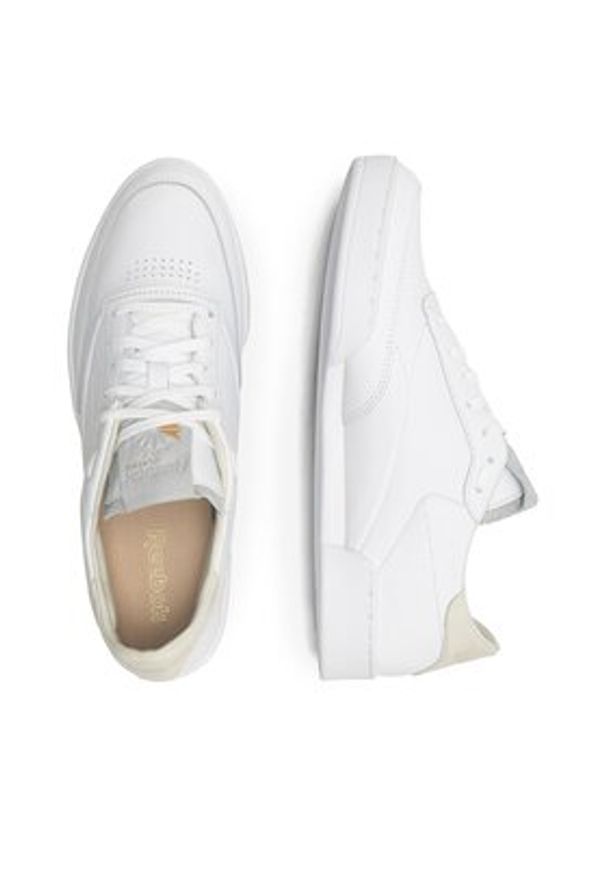 Reebok Sneakersy Club C Clean GW5107 Biały. Kolor: biały. Materiał: skóra. Model: Reebok Club