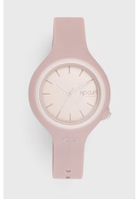 Rip Curl zegarek damski kolor różowy. Kolor: różowy. Materiał: tworzywo sztuczne, materiał