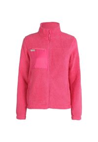 THE RUNNING REPUBLIC - Damska Bluza Fuksjowa - Idealna na Codzienny Użytek. Kolor: różowy. Materiał: materiał. Sport: bieganie