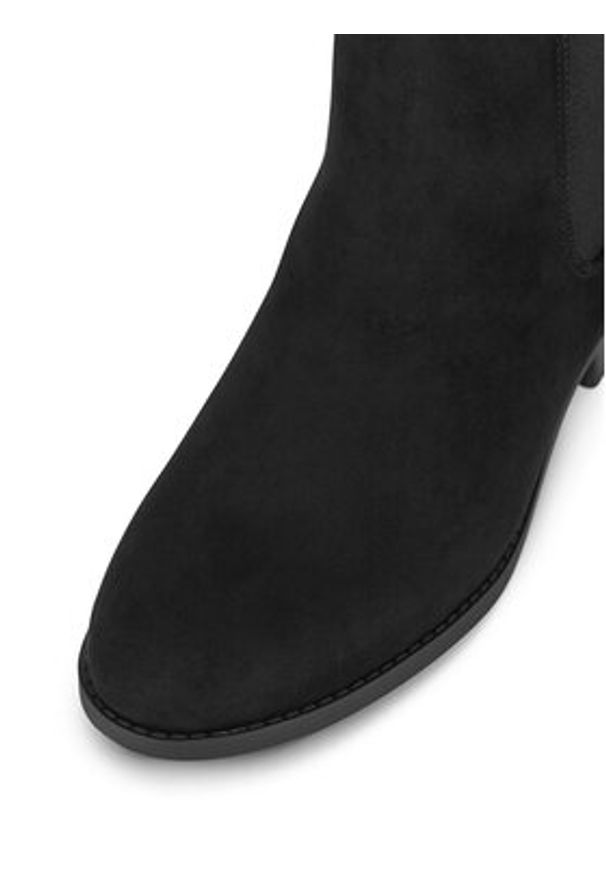 Clara Barson Botki JD23-1222-03 Czarny. Kolor: czarny. Materiał: materiał