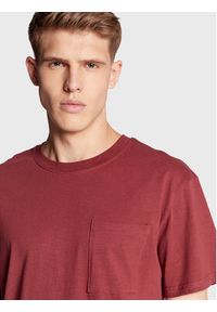 !SOLID - Solid T-Shirt 21107372 Bordowy Regular Fit. Kolor: czerwony. Materiał: bawełna #4