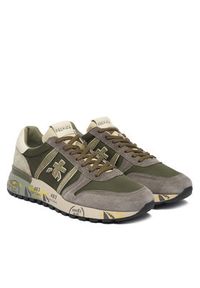 Premiata Sneakersy Lander Var 7706 Kolorowy. Materiał: skóra. Wzór: kolorowy #5