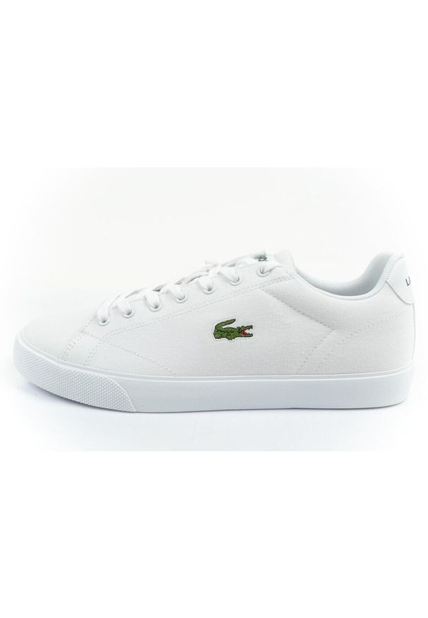 Buty trampki sportowe męskie Lacoste Lerond Set 125 1. Kolor: biały. Materiał: materiał