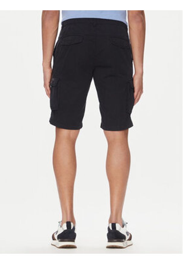 Aeronautica Militare Szorty materiałowe 251BE066CT1122 Granatowy Regular Fit. Kolor: niebieski. Materiał: bawełna