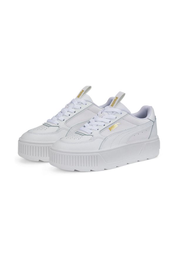 Buty do chodzenia damskie Puma KARMEN REBELLE. Kolor: biały, wielokolorowy, żółty. Materiał: materiał, syntetyk. Szerokość cholewki: normalna. Sport: turystyka piesza