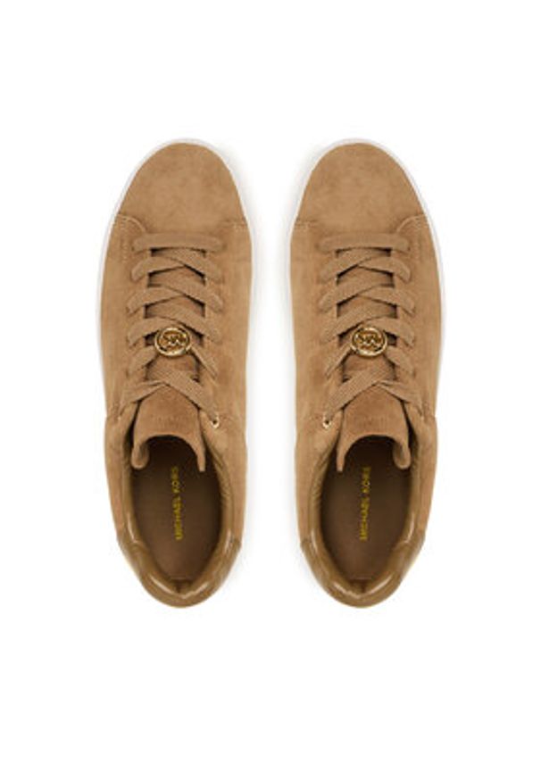 MICHAEL Michael Kors Sneakersy 43F5DTFS1S Brązowy. Kolor: brązowy. Materiał: zamsz, skóra