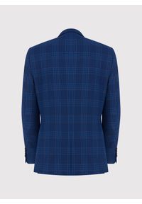 Pako Lorente - PAKO LORENTE – Granatowa marynarka casualowa w kratę. Okazja: na co dzień. Kolor: niebieski. Styl: casual
