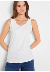 bonprix - Długi top z czystej bawełny (5 sztuk). Kolor: różowy. Materiał: bawełna. Długość: długie. Wzór: melanż, jednolity, gładki #3