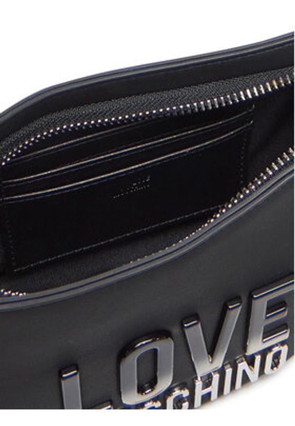 Love Moschino - LOVE MOSCHINO Torebka JC4256PP0MKD000B Czarny. Kolor: czarny. Materiał: skórzane