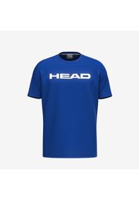 Head - Koszulka z krótkim rękawem męska CLUB BASIC. Kolor: niebieski. Materiał: jersey, materiał. Długość rękawa: krótki rękaw. Długość: krótkie
