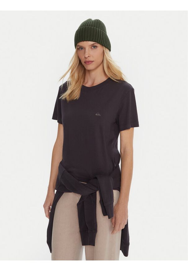 Quiksilver T-Shirt Essential EQWZT03196 Szary Regular Fit. Kolor: szary. Materiał: bawełna