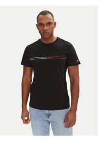 Tommy Jeans T-Shirt Entry Graphic DM0DM20779 Czarny Slim Fit. Kolor: czarny. Materiał: bawełna