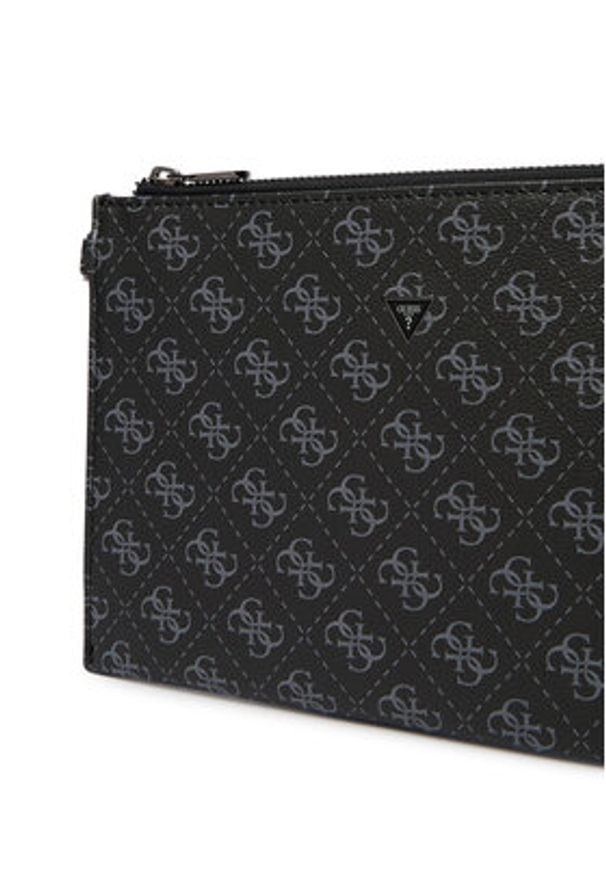 Guess Saszetka PMBALO P5235 Czarny. Kolor: czarny. Materiał: skóra
