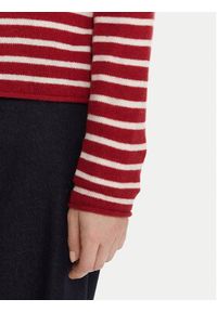 TOMMY HILFIGER - Tommy Hilfiger Sweter WW0WW40264 Czerwony Regular Fit. Kolor: czerwony. Materiał: wełna #3