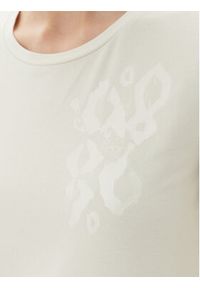 EA7 Emporio Armani T-Shirt 7W000133 AF10373 U1112 Beżowy Regular Fit. Kolor: beżowy. Materiał: bawełna #3