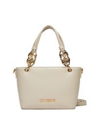 Love Moschino - LOVE MOSCHINO Torebka JC4052PP1MLF0110 Écru. Materiał: skórzane