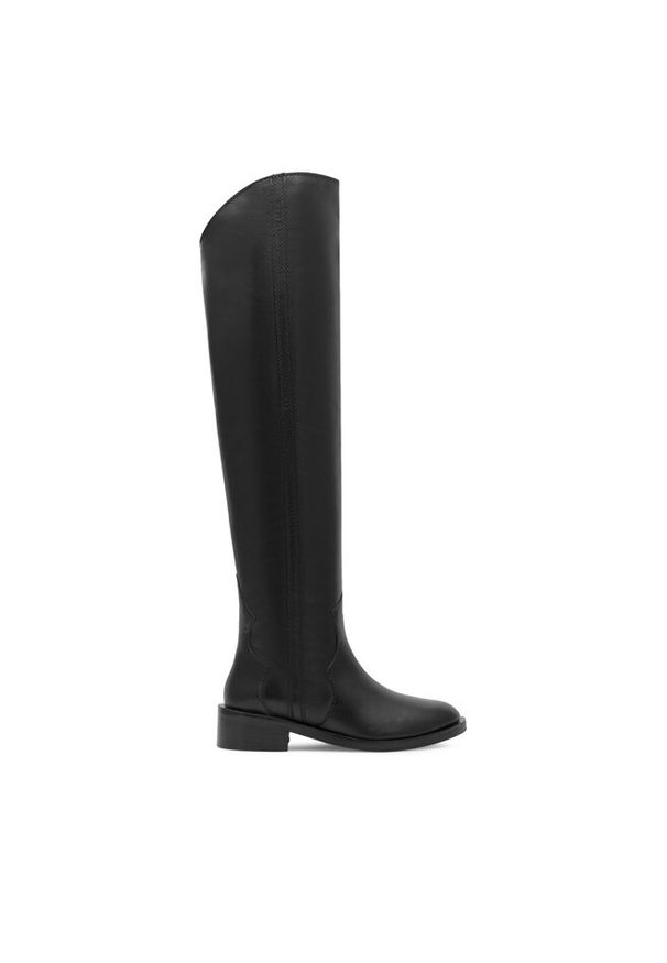 Gino Rossi - Muszkieterki GINO ROSSI. Kolor: czarny