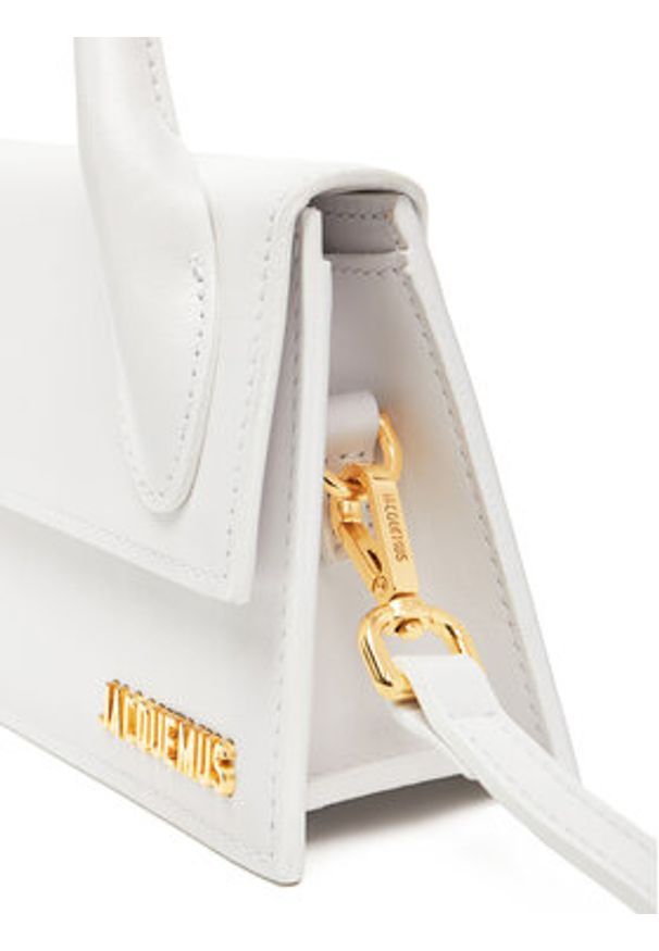 JACQUEMUS Torebka Le Chiquito Long 21H213BA004-3000 Biały. Kolor: biały. Materiał: skórzane