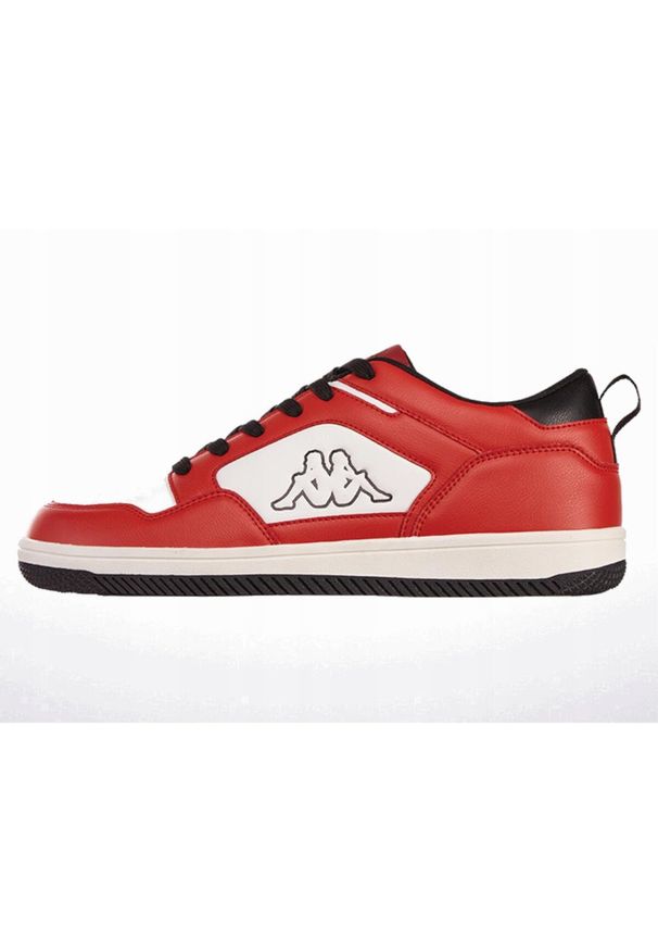 Kappa - Buty na co dzień unisex KAPPA ALID eko skóra niskie. Okazja: na co dzień. Kolor: czerwony. Materiał: skóra