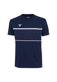 TECNIFIBRE - Koszulka T-shirt tenisowa męska Tecnifibre Team Tech Tee. Kolor: niebieski. Sport: tenis #1