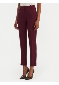 Hugo - HUGO Spodnie materiałowe Hedima-1 50544742 Fioletowy Slim Fit. Kolor: fioletowy. Materiał: syntetyk #1