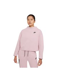 Bluza damska Nike Sportswear Tech Fleece CZ8916. Materiał: materiał, poliester, bawełna, dzianina. Wzór: gładki #1