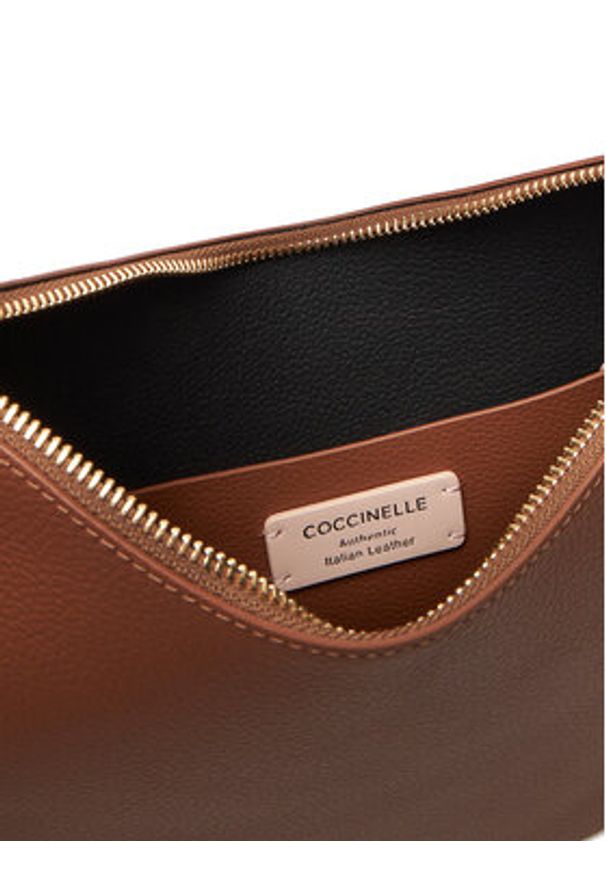 Coccinelle Torebka QKF Coccinellesunup E1 QKF 13 02 01 Brązowy. Kolor: brązowy. Materiał: skórzane