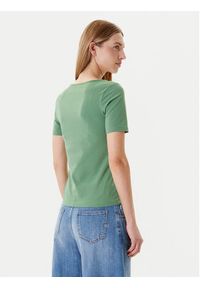 United Colors of Benetton - United Colors Of Benetton T-Shirt 3FJHD401P Zielony Slim Fit. Kolor: zielony. Materiał: bawełna #4