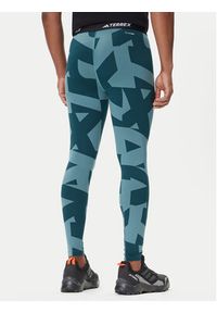 Adidas - adidas Bielizna termoaktywna dolna Multi Synthetic Base Layer JP2757 Zielony Slim Fit. Kolor: zielony. Materiał: syntetyk #5