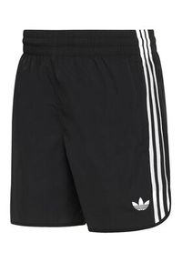 Adidas - adidas Szorty sportowe 3-Stripes KE3566 Czarny Regular Fit. Kolor: czarny. Materiał: bawełna. Styl: sportowy #6
