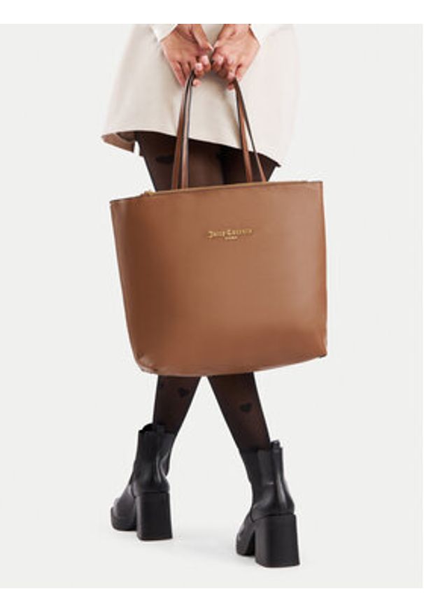 Juicy Couture Torebka BIJXT8658WVP Brązowy. Kolor: brązowy